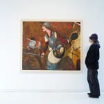 William T. Wiley, Monkey after Seurat Who Love Zoo, 1994