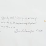 Rina Banerjee, Runaway in rope, liberty protested mirrored in records of menials, natives, and female messages. Massages to the law...