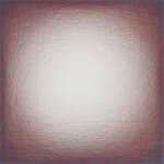 square thread painting, ombre corners to center, dark red to white