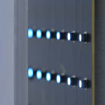 Side detail of LED lights.