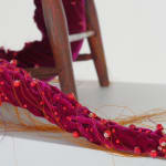 Rina Banerjee, Runaway in rope, liberty protested mirrored in records of menials, natives, and female messages. Massages to the law...