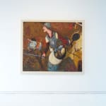 William T. Wiley, Monkey after Seurat Who Love Zoo, 1994