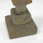 Square base on Japanese sculpture.