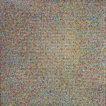 Thousands of individual colored impressions form a "painting" of dots.