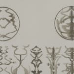 Detail of large icons at top of columns.