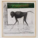 William T. Wiley, Monkey after Seurat Who Love Zoo, 1994