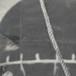 Untitled (Black Sphere with Rope), detail