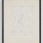 UNTITLED (LOVE YES YES) MARCH 11, 1962, framed