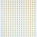 Front view of a 16x22 grid of gold rectangles on a white background.