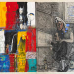 William T. Wiley, Monkey after Seurat Who Love Zoo, 1994
