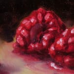 Detail of Three Raspberries.