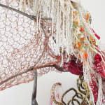 Rina Banerjee, Runaway in rope, liberty protested mirrored in records of menials, natives, and female messages. Massages to the law...