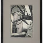 Untitled (Car and Male Nude), framed