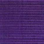 Heavily layered and textured vibrant purple and white oil paint on linen creates a zoomed in portrait of the woven fabrics of the purple ribbon component of the Purple Heart military medal