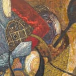 William T. Wiley, Monkey after Seurat Who Love Zoo, 1994