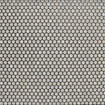 horizontal rectangular bubble painting, off-white cells with black honeycomb