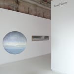 Installation view of Far North with An Astronomy of Dreams in the background