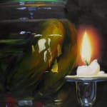 Detail of Kerze mit Gurken (Candle with Pickles).