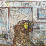 William T. Wiley, Monkey after Seurat Who Love Zoo, 1994