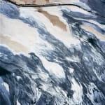 abstract blue landscape from copper mine at Atacama Desert, Chile, by David Maisel