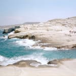 waves at Sarakiniko beach in Greece by Massimo Vitali