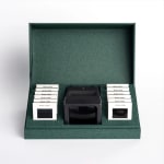 Box of 12 slides and viewer