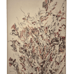 Raya Kassisieh, Red calm for chaos that unfolds, uncontainable and all, 2024