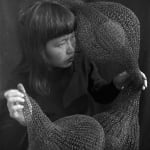 Imogen Cunningham, Ruth Asawa Holding a Form Within a Form Sculpture, 1951