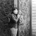Imogen Cunningham, Ruth Asawa, Sculptor, at Her Door, 1963