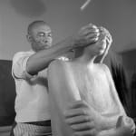 Imogen Cunningham, Blind Sculptor 2, 1952