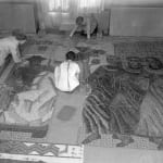 Imogen Cunningham, The Bruton Sisters Working on Their Mosaic, 1936