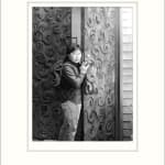 Imogen Cunningham, Ruth Asawa, Sculptor, at Her Door, 1963