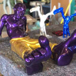 Bigfoot 100 Resin Candy Purple & Gold Pants