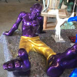 Bigfoot 100 Resin Candy Purple & Gold Pants