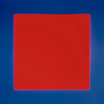 Garry Fabian Miller, The Colour Field: red embraces blue, 2021