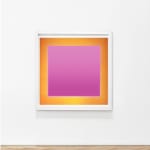 Garry Fabian Miller, The Colour Field: gold embraces the softest pink, 2021
