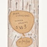 Peter Liversidge, Pair of Winter Drawings 6vs6 and 5vs3, 2024