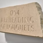 Ian Hamilton Finlay, 1794, A Beheading of Bouquets, 1987