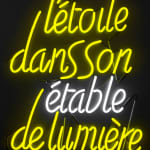 Ian Hamilton Finlay, L'etoile dans l'etable, 1976