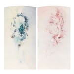 Kang Chunhui 康春慧, The Hidden Protagonist No.2 (diptych) 隐逸的主角 No.2 (对屏画), 2022-2024