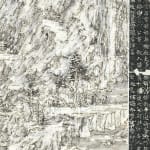 Wang Tiande 王天德, Reading the Stele down the Horizontal Mountains 平山读碑图, 2019