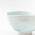 Tsubusa Kato, Blue Porcelain Tea Bowl - 青白磁茶盌