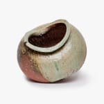 Kai Tsujimura, Kohiki Vase, 粉引花入, 2021