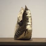 Yui Tsujimura, Natural Ash Glaze Wide-Lipped Jar 自然釉広口壷, 2020