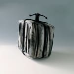 Yui Tsujimura, Natural Ash Glaze Wide-Lipped Jar 自然釉広口壷, 2020