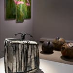 Yui Tsujimura, Natural Ash Glaze Wide-Lipped Jar 自然釉広口壷, 2020