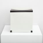 Hiromi Itabashi, Nachi Black Clay White Glaze Tea Bowl 那智黒土白釉茶碗, 2023