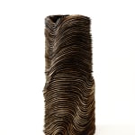 Yui Tsujimura, Natural Ash Glaze Wide-Lipped Jar 自然釉広口壷, 2020