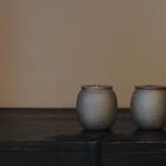 Jihei Murase, 銀彩面取茶杓（仕覆付） Silver-Edged Tea Scoop, 2022
