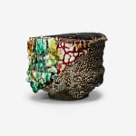 Kodai Ujiie, Celadon and Lacquer Tea Bowl, 2021